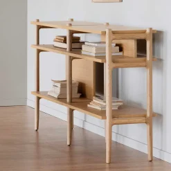 Wohnen Regale<140x81x36 4 Fächer Regal in modernem Design - Ulapos