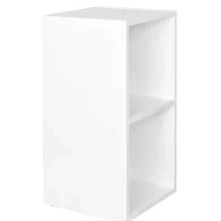 Wohnen Regale<30x60x30 2 Fächer Regal in Weiß - Xaidon
