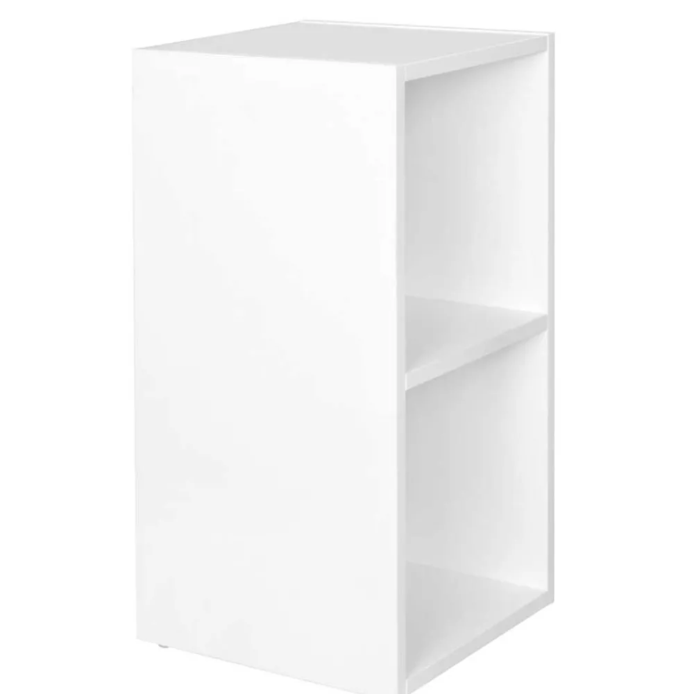 Wohnen Regale<30x60x30 2 Fächer Regal in Weiß - Xaidon