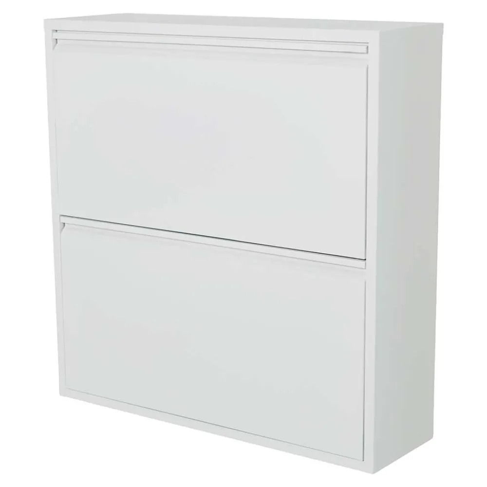 Wohnen Schränke<75x78x23 2 Klappen Schuhschrank für die Wandmontage - Kermita