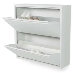 Wohnen Schränke<75x78x23 2 Klappen Schuhschrank für die Wandmontage - Kermita