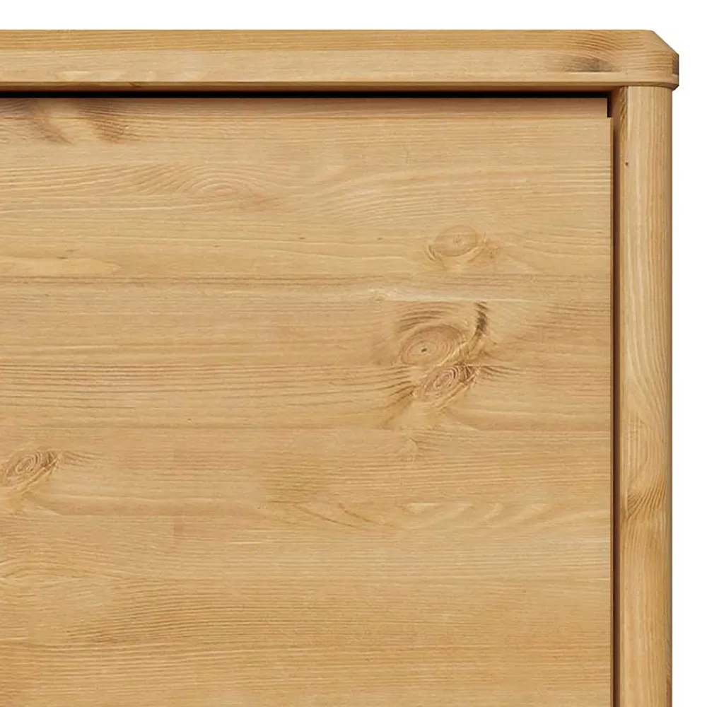 Wohnen Tv & Hifi-Möbel|Lowboards<98x48x34 2 Schubladen Kommode aus Kiefer - Etvina