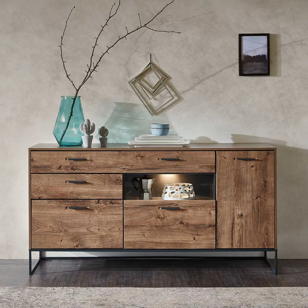Wohnen Sideboards<175x91x48 Anrichte im Factory Design - Xindus