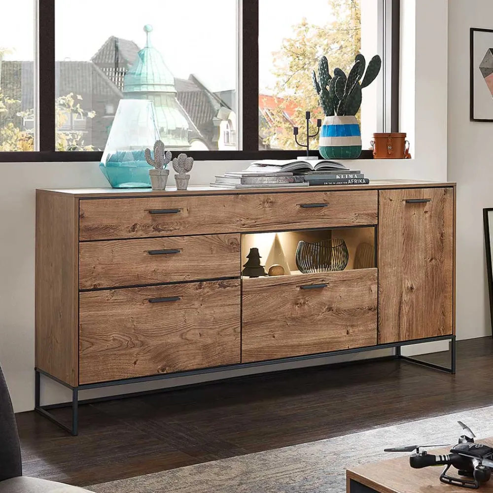 Wohnen Sideboards<175x91x48 Anrichte im Factory Design - Xindus