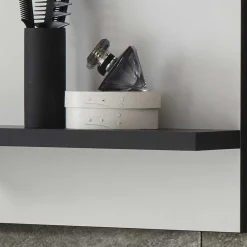 Wohnen Regale<40x62x12 Bad Hängeregal mit 2 Böden - Ingmesan