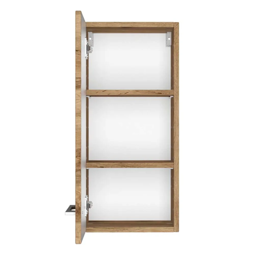 Wohnen Schränke<30x64x20 Bad Hängeschrank mit Metallgriff - Lemnas