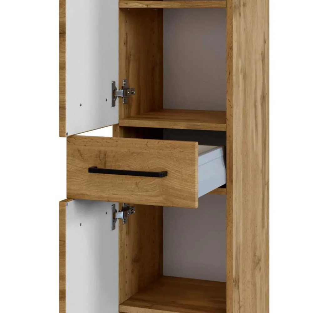Wohnen Schränke<30x185x35 Bad Hochschrank stehend oder hängend - Arazony
