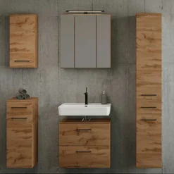 Wohnen Schränke<30x185x35 Bad Hochschrank stehend oder hängend - Arazony