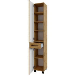 Wohnen Schränke<30x185x35 Bad Hochschrank stehend oder hängend - Arazony