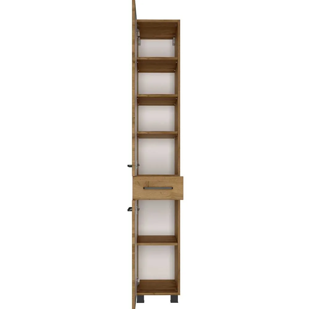 Wohnen Schränke<30x185x35 Bad Hochschrank stehend oder hängend - Arazony
