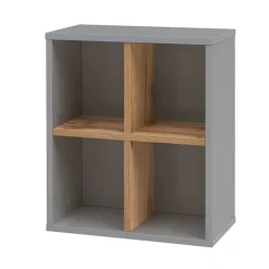 Wohnen Regale<41x48x21 Bad Wandregal mit 4 Fächern - Nienzo