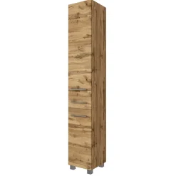 Wohnen Schränke<30x180x35 Badezimmer Hochschrank 2-türig - Lemnas