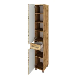 Wohnen Schränke<30x180x35 Badezimmer Hochschrank 2-türig - Lemnas