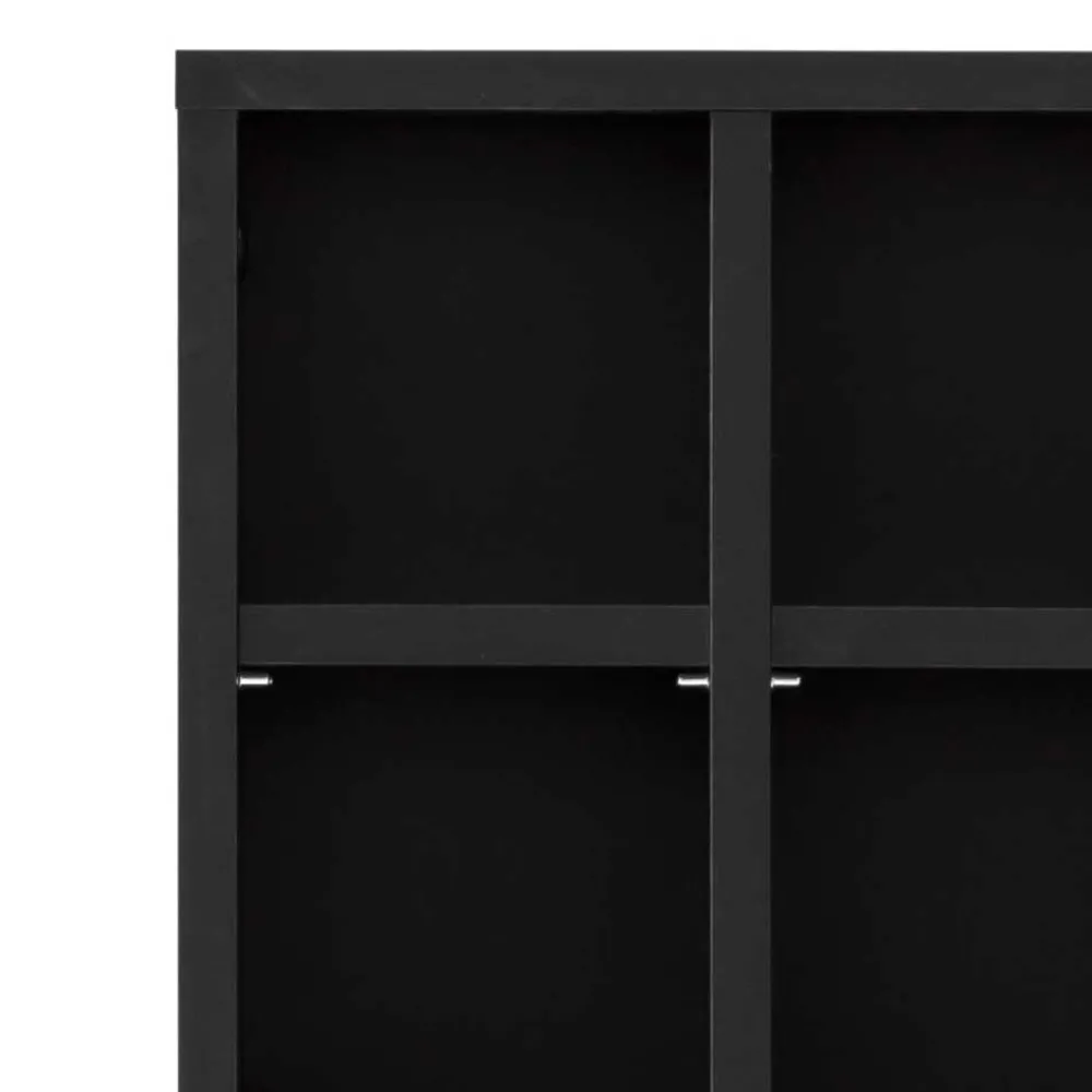 Wohnen Schränke<31x131x22 Badschrank in Schwarz & Gold - Vulcanisa