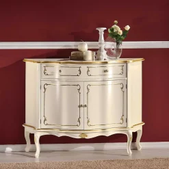 Wohnen Sideboards<121x91x45 Barock Design Kommode zweifarbig - Datalera