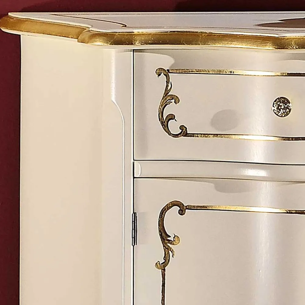 Wohnen Sideboards<121x91x45 Barock Design Kommode zweifarbig - Datalera