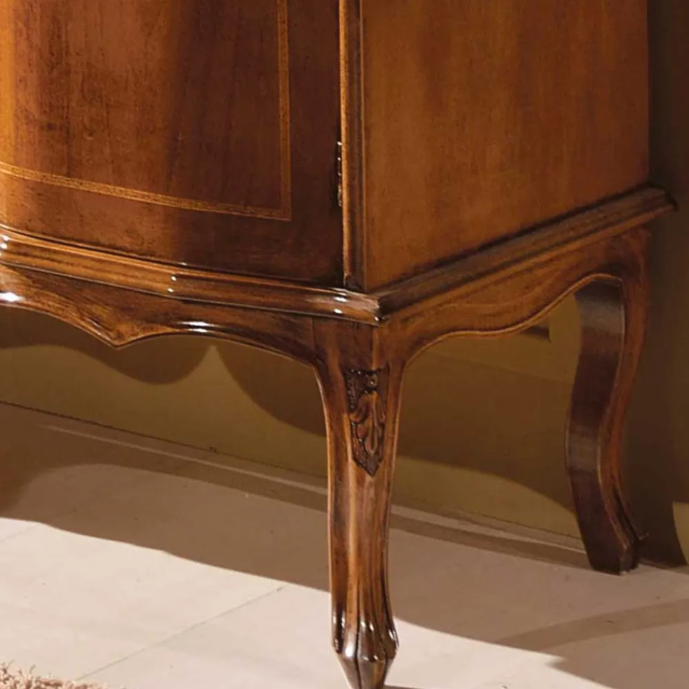 Wohnen Sideboards<133x90x42 Barock Sideboard in Nussbaumfarben - Motiz