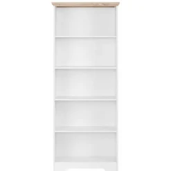 Wohnen Regale|Vitrinen<75x180x30 Bücher Regal mit fünf Fächern - Akedra
