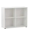 Wohnen Regale<100x84x41 Büro Aktenregal in Weiß - Empire