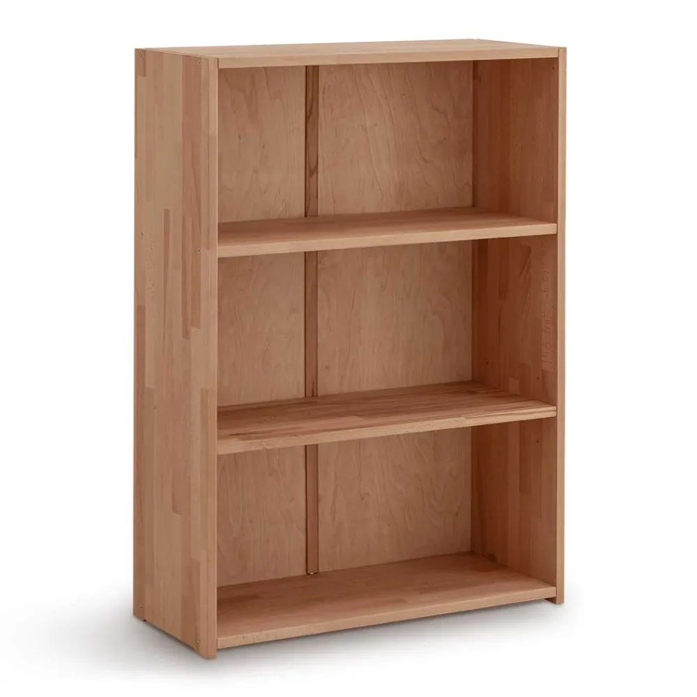 Wohnen Regale<80x112x33 Büroregal aus Buche Massivholz - Bash