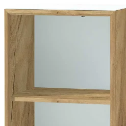 Wohnen Regale<50x120x37 Büroregal in Weiß & Wildeiche - Laszlo