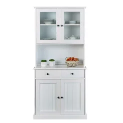 Wohnen Kommoden<90x191x45 Buffetschrank im modernen Country Look - Vatina I