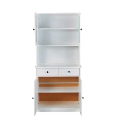 Wohnen Kommoden<90x191x45 Buffetschrank im modernen Country Look - Vatina I
