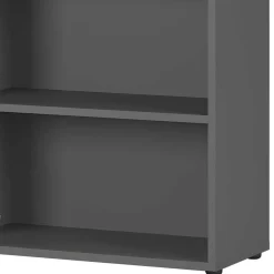 Wohnen Regale<80x197x40 cm Aktenregal in Dunkelgrau - Noel