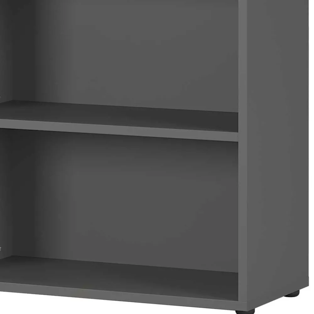 Wohnen Regale<80x197x40 cm Aktenregal in Dunkelgrau - Noel