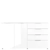 Wohnen Sideboards<184x101x42 cm Design Sideboard mit Glas Beschichtung - Daven