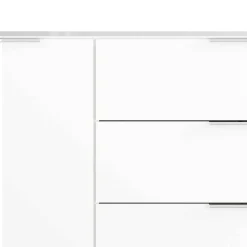 Wohnen Sideboards<184x101x42 cm Design Sideboard mit Glas Beschichtung - Daven
