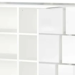 Wohnen Sideboards<184x101x42 cm Design Sideboard mit Glas Beschichtung - Daven