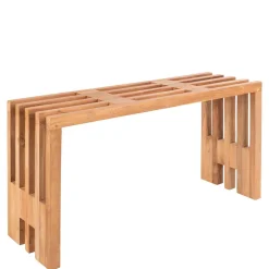 Wohnen Sitzbank<90x49x30 cm Design Sitzbank aus Teak Massivholz - Lakosion