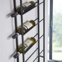 Wohnen Regale<36x150x8 cm Flaschenregal für die Wandmontage - Cacassa