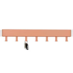 Wohnen Garderoben<72x12x8 cm Garderobe Hakenleiste in Terracotta - Mayo