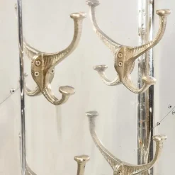 Wohnen Garderoben<35x110x8 cm Garderobenpaneel in Silber - Pilot
