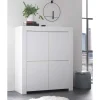 Wohnen Highboards<110x140x42 cm Highboard in Weiß lackiert - Mikes