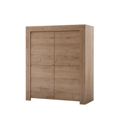 Wohnen Highboards<110x140x42 cm Highboard 4-türig - Karika