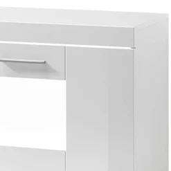 Wohnen Sideboards<144x82x40 cm Hochglanz Sideboard in Weiß - Timmona