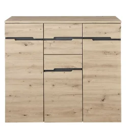 Wohnen Sideboards<120x107x38 cm Hochkommode in Wildeiche - Kuetra