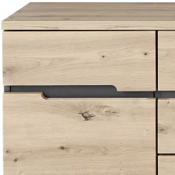 Wohnen Sideboards<120x107x38 cm Hochkommode in Wildeiche - Kuetra