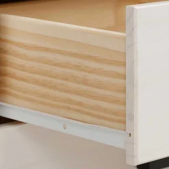 Wohnen Vitrinen<75x170x35 cm Landhaus Schrank in Weiß - Manduza