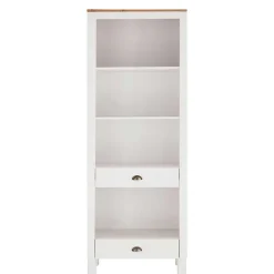 Wohnen Regale<75x205x40 cm Landhausregal in Weiß - Canarius