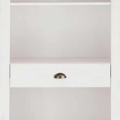 Wohnen Regale<75x205x40 cm Landhausregal in Weiß - Canarius