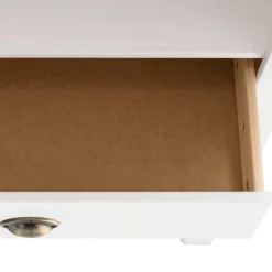 Wohnen Regale<75x205x40 cm Landhausregal in Weiß - Canarius