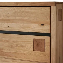 Wohnen Sideboards<175x85x45 cm Massivholz Sideboard auf Sockel - Embleys