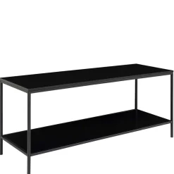 Wohnen Tv & Hifi-Möbel|Lowboards<100x45x36 cm Regal TV Tisch in Schwarz - Mapsy