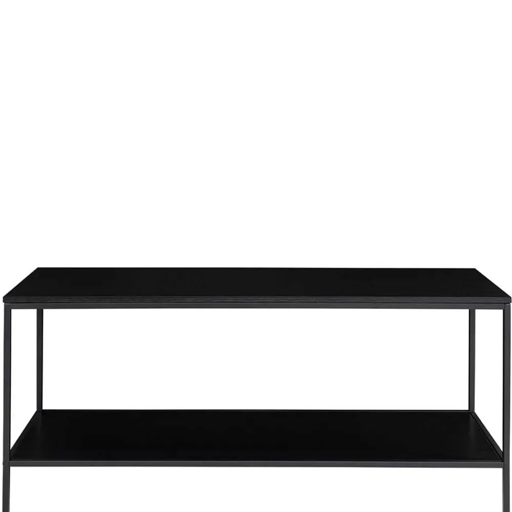 Wohnen Tv & Hifi-Möbel|Lowboards<100x45x36 cm Regal TV Tisch in Schwarz - Mapsy