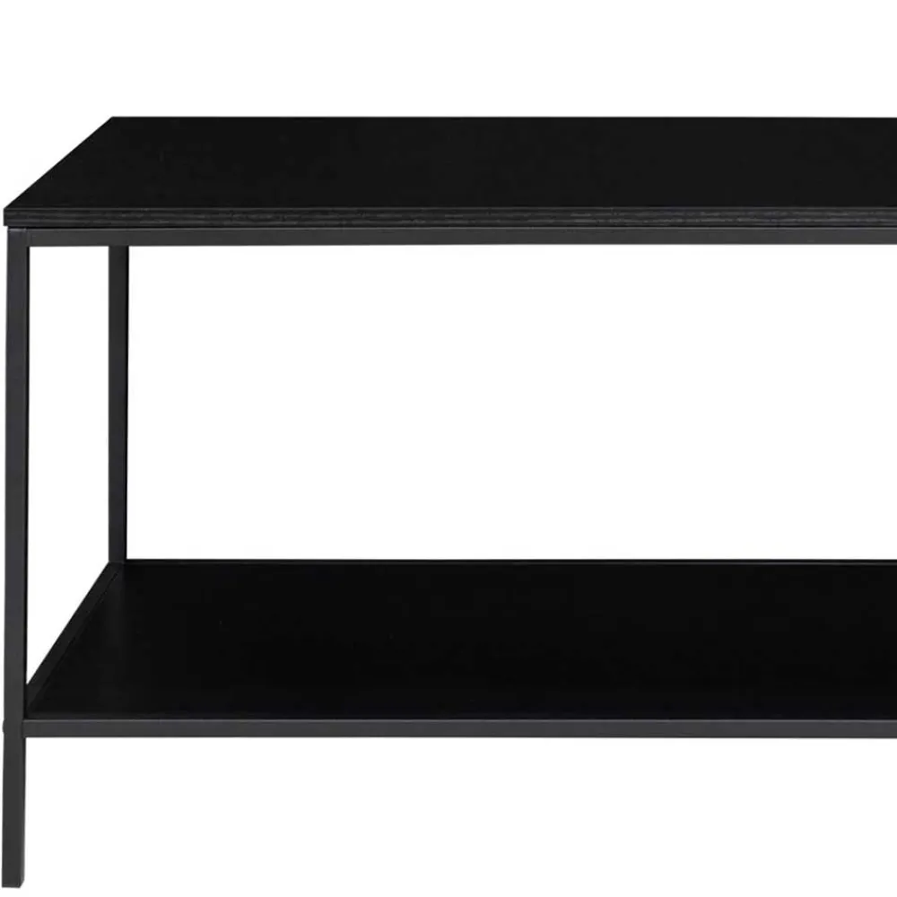 Wohnen Tv & Hifi-Möbel|Lowboards<100x45x36 cm Regal TV Tisch in Schwarz - Mapsy