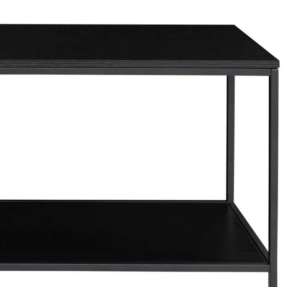 Wohnen Tv & Hifi-Möbel|Lowboards<100x45x36 cm Regal TV Tisch in Schwarz - Mapsy